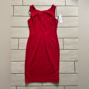 Stunning Calvin Klein Red Dress Size 10